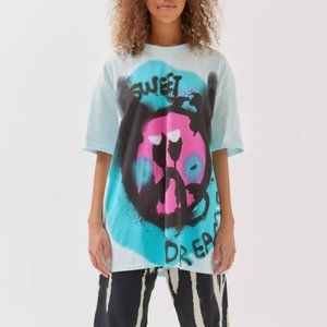 NWT UO 'Sweet Dreams' Graffiti Art Oversized T-Shirt XL/XXL Fits Both